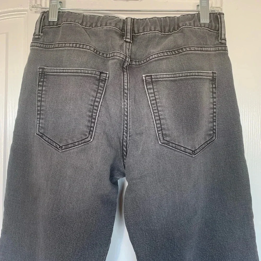 Boys Gap size 18 adjustable waist gray jeans